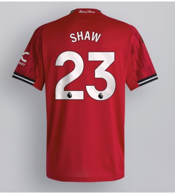 Manchester United Luke Shaw #23 Hjemmebanetrøje 2025-26 Kortærmet